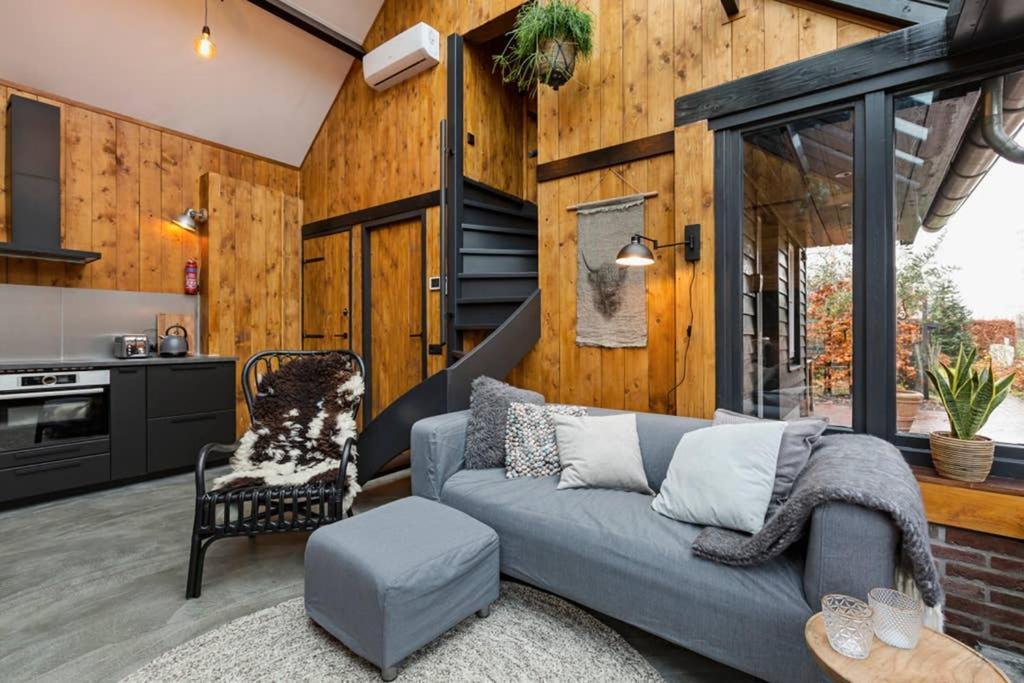 Uniek Houten Huis Nabij Bos En Plassen Hollandsche Rading Ngoại thất bức ảnh